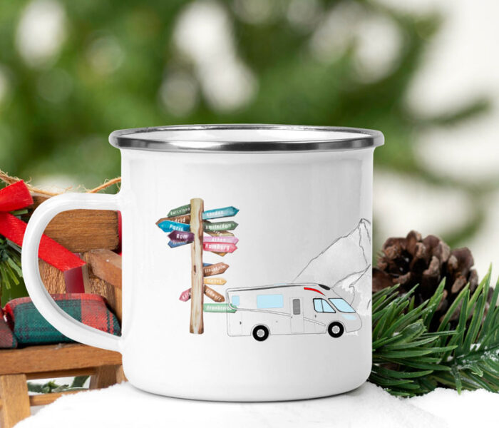 Camper Becher als Weihnachtsgeschenk