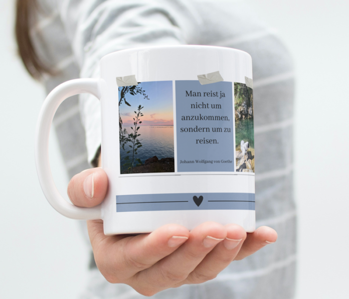 Personalisierts Fotogeschenk - Tasse mit Fotos