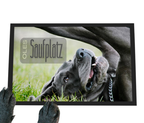 Personalisierte Napfunterlage Hund mit Foto
