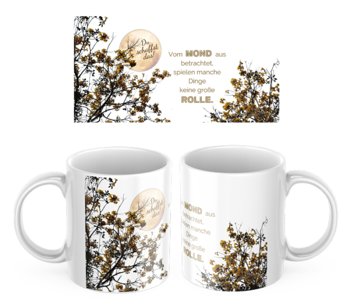 Personalisiertes Mutmacher-Geschenk: Mutmacher Tasse mit Spruch