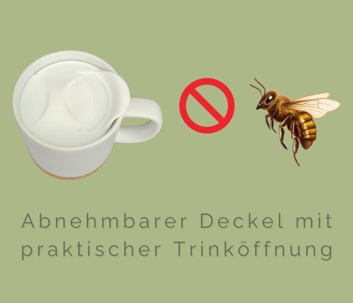 Campertasse mit Deckel