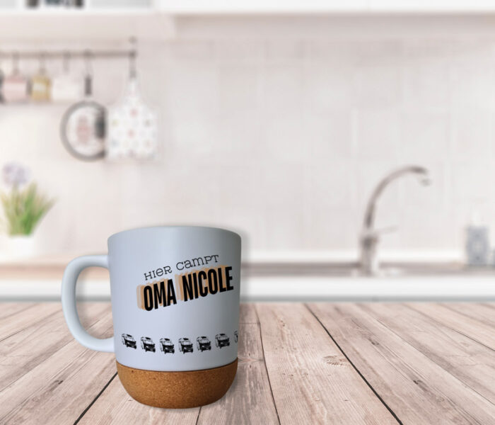 Camping Tasse Wohnmobil mit Namen