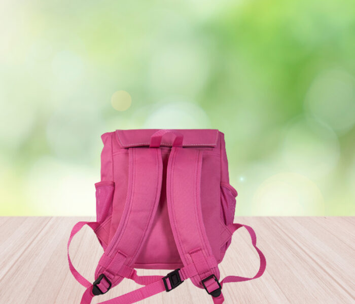 Kindergartenrucksack in Rosa mit Namen